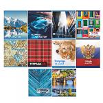 ClipStudio Тетрадь общая 48л. в клетку, офсет, обложка картон, скрепка, 5-10 дизайнов GC