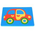 "УМКА". МАШИНКА. (МЯГКАЯ АППЛИКАЦИЯ В ПАКЕТЕ С ХЭДЕРОМ) в кор.68шт