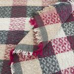 Плед Ромбы 100% ПАН 500 гр цвет красный