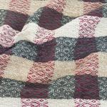 Плед Ромбы 100% ПАН 500 гр цвет красный