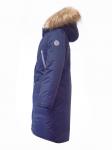 Зимняя курта для девочки Д 126 ТЁМНО-СИНИЙ
