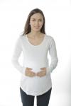 Футболка для беременных с длинным рукавом