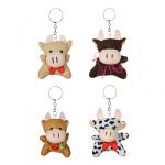 СНОУ БУМ Брелок мягкий, полиэстер, 7х6см, 4 вида, арт.2021-12