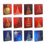 СНОУ БУМ Пакет подарочный, 26х32х10см, высококач.бумага,тиснение фольгой, глиттер,4-12диз.арт.2021-2