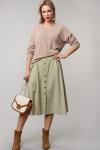 *Юбка из костюмной ткани цвет фисташка (Ю-59-1)
