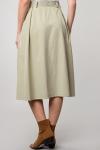 *Юбка из костюмной ткани цвет фисташка (Ю-59-1)