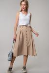 *Юбка из костюмной ткани цвет беж (Ю-59-2)
