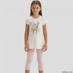 Комплект для девочки с коротким рукавом Baykar