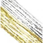 СНОУ БУМ Дождик 100х9см, ПВХ, 2 цвета, золото и серебро, арт.10-02