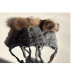 Шапка с косами и помпоном AN-192047