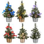 СНОУ БУМ Елка декоративная, пластик, полиэстер, 20см, 7 цветов