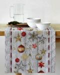 Дорожка столовая "Новогодняя звезда" 45*150 см хлопок 100%