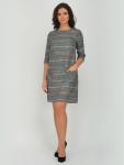 10040-сер 419920 Платье текстильное