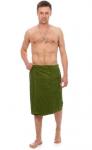 Килт мужской для бани и сауны ОЛИВА махровый хлопок 100%