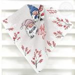 Комплект полотенец "Гномики" 50*60 см - 3 шт. рогожка хлопок 100%