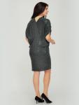 10079-чер 319790 Платье трикотажное