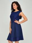1775-син 419815 Платье текстильное