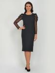 10080-чер 419950 Платье текстильное