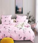 КПБ ALANNA Двухцветный на резинке по кругу ALADR012