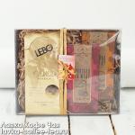 Подарочный набор "Медовый" с шоколадом малина и апельсин №34/1