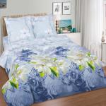 Комплект простыня + нав. 70/70 поплин 10653/1 Лейла основа