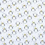 Наволочка бязь на подушку для беременных U-образная 441/1 Королевский пингвин