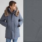 Мембранная ткань Добби Понж 240Т цвет серый