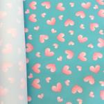 Курточная ткань дюспо 240Т цвет сердечки