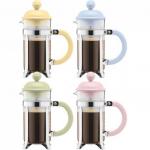 Кофейник с прессом Caffettiera 0.35 л., цвета в ассортименте