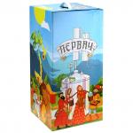 Дистиллятор премиум-классик из нержавеющей стали "Первач" 20 Л д23 см h77 см, охладитель, клапан контроля избыточного давления, сухопарник, термометр (Россия)