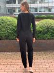 Женский вязанный костюм 380 черный