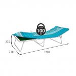 Кровать раскладная усиленная с полумягким матрасом "Соня-3"