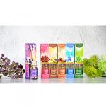 LADECOR Аромадиффузор с палочками,  10 мл 6 ароматов зел.чай, лаванда, роза, ваниль, океан, корица