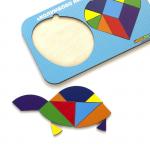 Головоломка WOODLANDTOYS 83310 Колумбово яйцо и листик