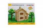 Конструктор ЛЕСОВИЧОК les 001 Разборный домик №1 набор из 110 деталей