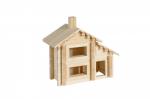 Конструктор ЛЕСОВИЧОК les 001 Разборный домик №1 набор из 110 деталей