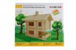 Конструктор ЛЕСОВИЧОК les 002 Разборный домик №2 набор из 130 деталей