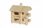 Конструктор ЛЕСОВИЧОК les 002 Разборный домик №2 набор из 130 деталей