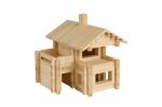 Конструктор ЛЕСОВИЧОК les 003 Разборный домик №3 набор из 150 деталей