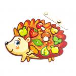 Игровой набор WOODLANDTOYS 062202 Магнитная рыбалка Ежик