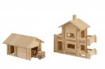 Конструктор ЛЕСОВИЧОК les 005 Разборный домик №5 набор из 280 деталей