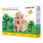 Конструктор ЛЕСОВИЧОК les 006 Разборный домик №6 набор из 355 деталей