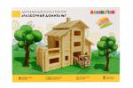 Конструктор ЛЕСОВИЧОК les 007 Разборный домик №7 набор из 410 деталей