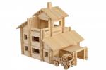 Конструктор ЛЕСОВИЧОК les 007 Разборный домик №7 набор из 410 деталей