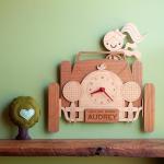 Часы девочка водитель без надписи