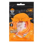 BY Кабель для зарядки iP, 1м, 2А, прорезиненный, оранжевый