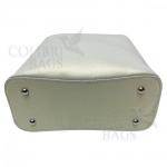 Женская кожаная сумка ARUBA без кисточки. Салатовый перламутр.