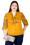 Блуза БР Ganna Горчица