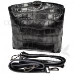 Женская кожаная сумка Aruba Piton. Черный