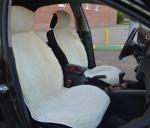 Накидка из натуральной стриженной овчины с универсальными крепежами подходит для всех типов сидений.